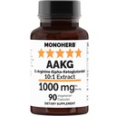 MONOHERB AAKG - L-Arginine Alpha-Ketoglutaraat - 1000 mg - 90 Vegetarische Capsules