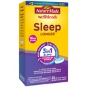 Nature Made Wellblends Sleep Langer, Melatonine 10mg, L theanine 100 mg, en GABA 100mg, Sleep Supplement, 35 Tri-Layer Tablets