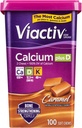 Viactiv Calcium Plus Vitamine D Supplement Zachte Kauwen, Caramel, 100 Tellen