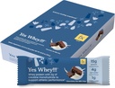 Fx Yes Whey Bar - 15g Wei Proteïne Bar met Creatine ter ondersteuning van spieren, energie & Peak Performance - 1g Sugar + 4g Net Carbs - Soy-Free Chocolate Oat Milk Crisp Flavor Proteine Snack (12 Bars)