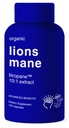 Biologische Lions Mane Supplement 120 Capsules. Hersenondersteuning Nootrope Immuun Systeem Ondersteuning Mushroom Supplement. 10X Extract Gelijkaardig aan 18.000mg, Bevat Patent in afwachting van LitropaneTM