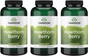 Swanson Hawthorn Berry Supplement- Antioxidant Flavonoïden (250 Capsules, 565 mg Elke) 3 Pack