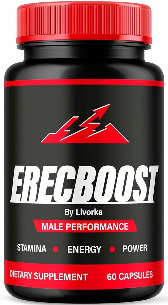 Erecboost Capsules for Men, Erecboost Original, Erecboost for Men, Erecbooster, Erecboost En Capsulas, Erecboost Pillen, Erecboost Pastillas, Erecboost Natural Advanced Formula, 60 Capsules