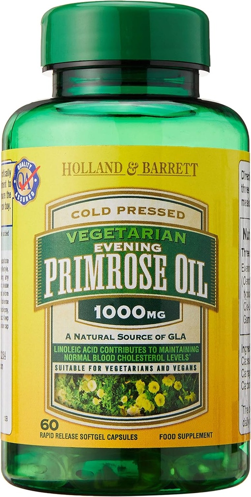 Avond Primroseolie met VITAMINE B6-1000mg - 120 capsule