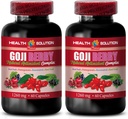 Hersenen en Geheugen Power Boost - Goji Berry - Natural ANTIOXIDANT Complex, Immune Support, Noni Supplement Pillen, Mangosteen Extract, acai Berry, superfruit Complex, Energy Booster, 2 Flessen 120 Caps