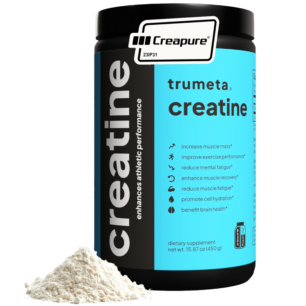 Creatine Monohydraat poeder Maximaliseer uw trainingen, herstel, en spiergroei met Vegan Creatine - Pure Creatine Supplement voor stabiele, all-day energie en focus - 90 Servers