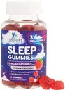 Slaap Gummies voor volwassenen Extra sterkte - 12 mg Melatonine Slaap Gummy Supplement, Melatonine Gummy voor Occasional Slaap Ondersteuning Supplement, Veganistisch, Non-GMO, Glutenvrij, Gomitas para Dormir, 60 Gummies