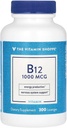 The Vitamin Shoppe Vitamin B12 1,000mcg - Supports Energy Production, Once Daily Dietary Supplement - Vitamin B-12 (As Cyanocobalamin), Gluten & Dairy Free (300 Lozenges)