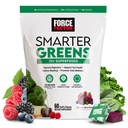 FORCE FACTOR Slimmere groenen Superfood Kauwen, Groenen en Superfoods met Probiotica, Antioxidanten en Vezel, Groenen Supplement ter ondersteuning van digestie, Nitrikoxide en energie, 60 Zachte Kauwen