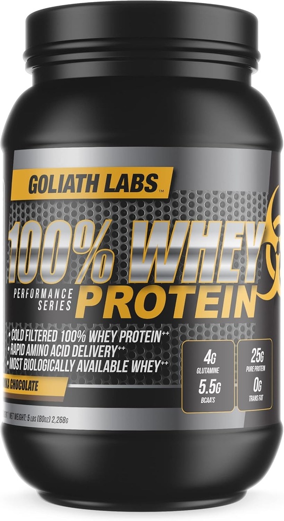 Goliath Labs 100% Wei Proteïne Poeder 10 lb (Peanut Butter-Chocolaat)