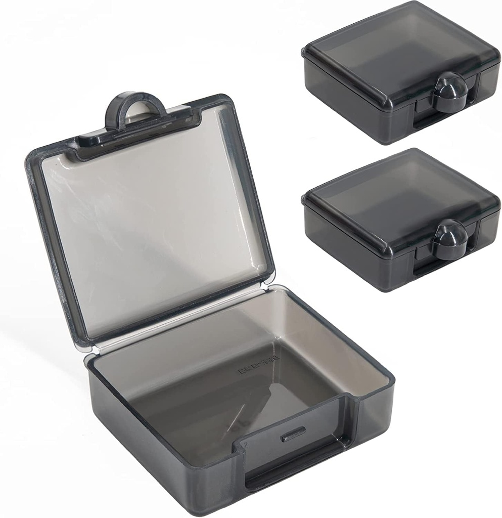 Sukuos kleine pil Box 3 stuks, schattige reis pil geval Portable voor zaktas, BPA gratis Mini pil Organizer voor pillen vitamine visolie supplementen, vochtdichte geneeskunde geval, gemakkelijk te reinigen