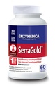 Enzymedica, SerraGold, High-Potency Serrapeptase Enzyme Supplement, Ondersteunt ademend, Hart en Immuun functie, 60 Tellen