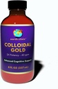 Earth Clinic ® Collective Gold - 2X Concentrated 40 ppm, 8 fl oz Amber Bottle for Enhanced Brain Health & Cognitive Support