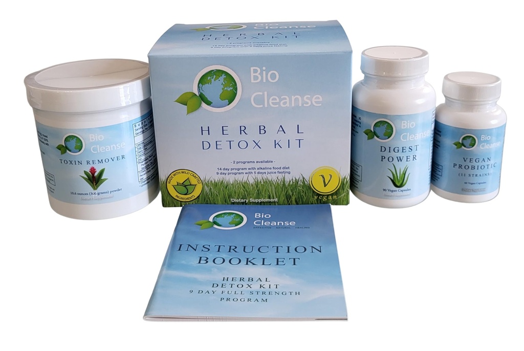 Bio Cleanse Detox Kit, Inclusief Probiotische Formule, Digest Power en Bentonite Psyllium, Colon Care, Gezonde Eliminatie en Gut Health