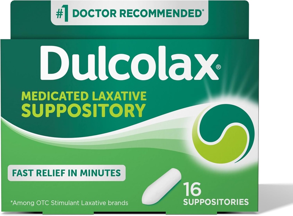 Dulcolax Stimulerend Laxatief Gemedicineerde Sorbidatoren, Voorspelbare en effectieve Constipatie Relief, Bisacodyl 10 mg, 16 Tel.