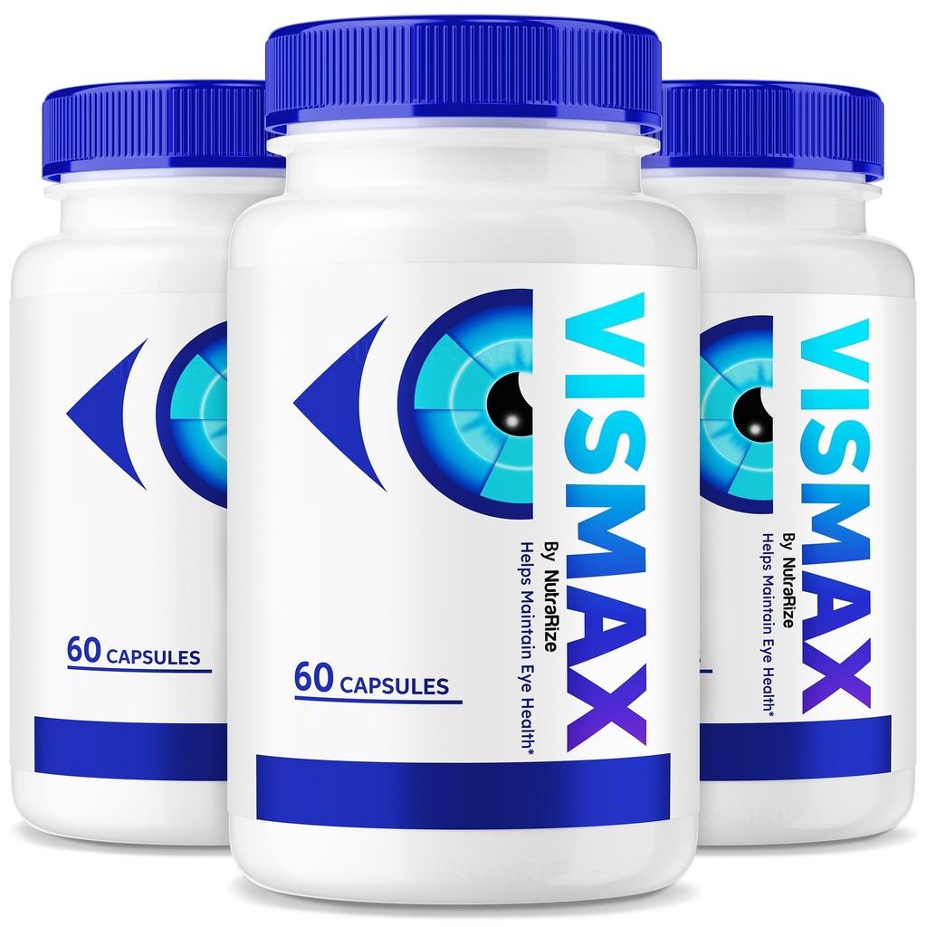 (3 Pack) VisMax Pills - Official Formula to Revive Eye Health, VisiMax Eye Vitamins, All Natural Herbal Supplement to Improve and Protect Eyesight, Vis Max Vision Support Reviews (180 Capsules)