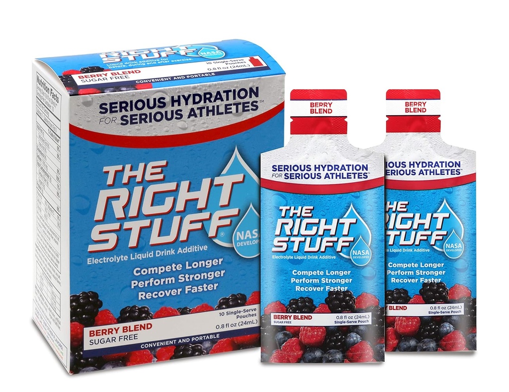 Het juiste materiaal Electrolyte Drink Concentraat - 10 Pouch Box - Berry Blend