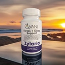 Avani Health - Zylaria Plus slaapondersteuning - zZz slaaphulp en bijniervermoeidheid supplement - vallen slaap sneller en wakker minder tijdens de nacht + 20:1 Valeriaan wortelextract - 60 Vegan Capsules