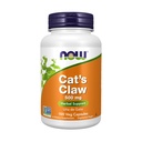 NOW Foods Supplements, Cat's Claw 500 mg, Non-GMO Project Geverifieerd, Kruidensupplement, 100 Veg Capsules