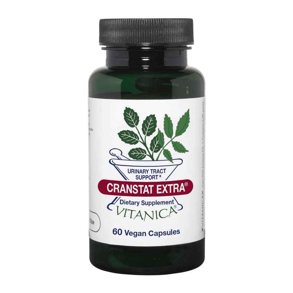 Vitanica Cranstat Extra, Urinaire Tract Ondersteuning, Vegan, 60 capsules