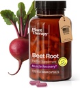 Plant Therapie Beetwortel Capsules geproduceerd in de VS 4 Maand Supply Verhoogt uithoudingsvermogen, Bestrijdt vermoeidheid, Geweldig voor spierherstel en cardiovasculaire gezondheid Supplementen voor vrouwen en mannen 120 Vegetarische Capsule