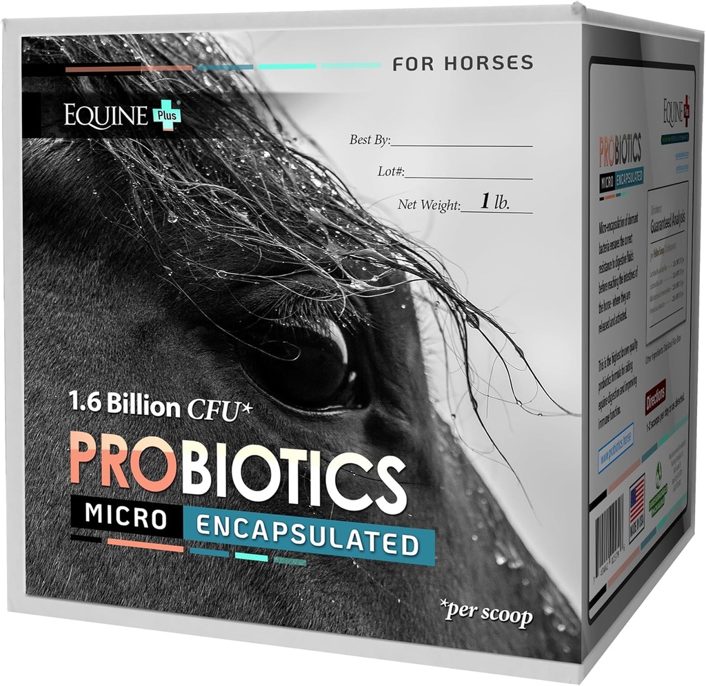 Micro-Encapsulated Probiotica voor paarden - Premium Equine Digestive Health Supplement