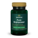 Swanson Pure Brainpower Brain Health Cognitive Memory Focus Support Brain-Derived Neurotrofic Factor (BDNF) Herbal Supplement (Ginkgo Biloba, Bacopa Monnieri) 60 Veggie Capsules (Veg Caps) Vegan