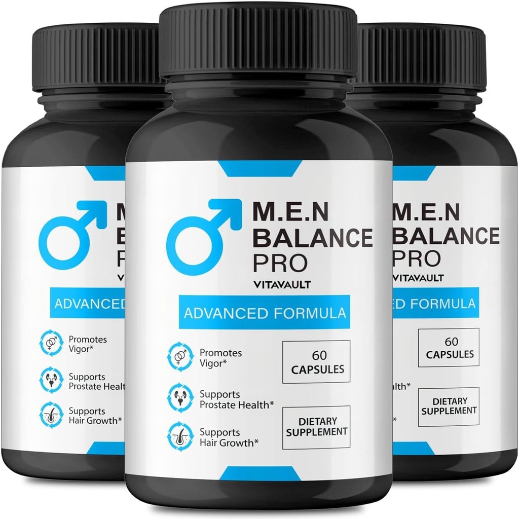 M.E.N Balance Pro Capsules - Officiële Mannen Balance Pro Pillen ter ondersteuning van Prostaat Heath, Alle natuurlijke Formule voor Energieniveaus & Algemeen Well-Being, Premium M.E.N Balance Pro Reviews (3 Pack)