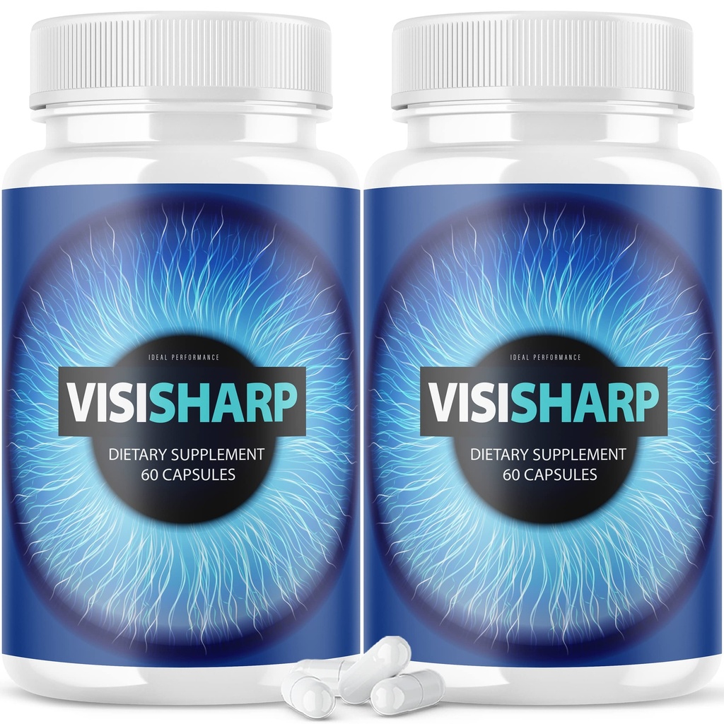 (2 verpakkingen) Visisharp Advanced Eye Health Formula for Eyes Pills Visi Sharp Supplement (120 capsules)