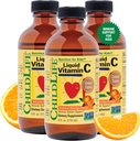 KINDLIFE ESSENTIËLES Vloeibare Vitamine C - Pure Vitamine C Liquid Supplement voor kinderen, Immuunsysteemondersteuning, Grote Smaak - Natuurlijk Oranje, 4 Fl Oz (pakket van 3)