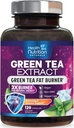Green Tea Extract Pillen - 98% Gestandaardiseerde EGCG 1300mg 3X Sterkte voor natuurlijke energie - Ondersteunt Hart & Antioxidant Health Kruiden & Immuun Ondersteuning Supplement Polyfenolen & Catechinen - 120 Capsules