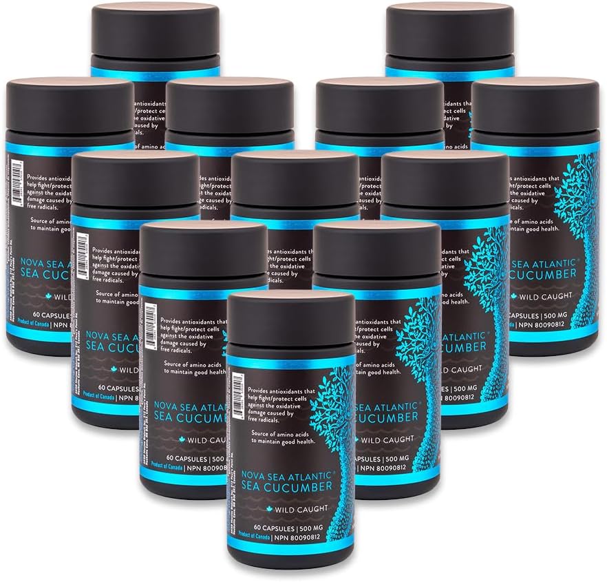 Sea Cucumber Supplement, Wild Caught Sea Cucumber Capsules met gefucosyleerde Chondroitin vitamines Mineral 