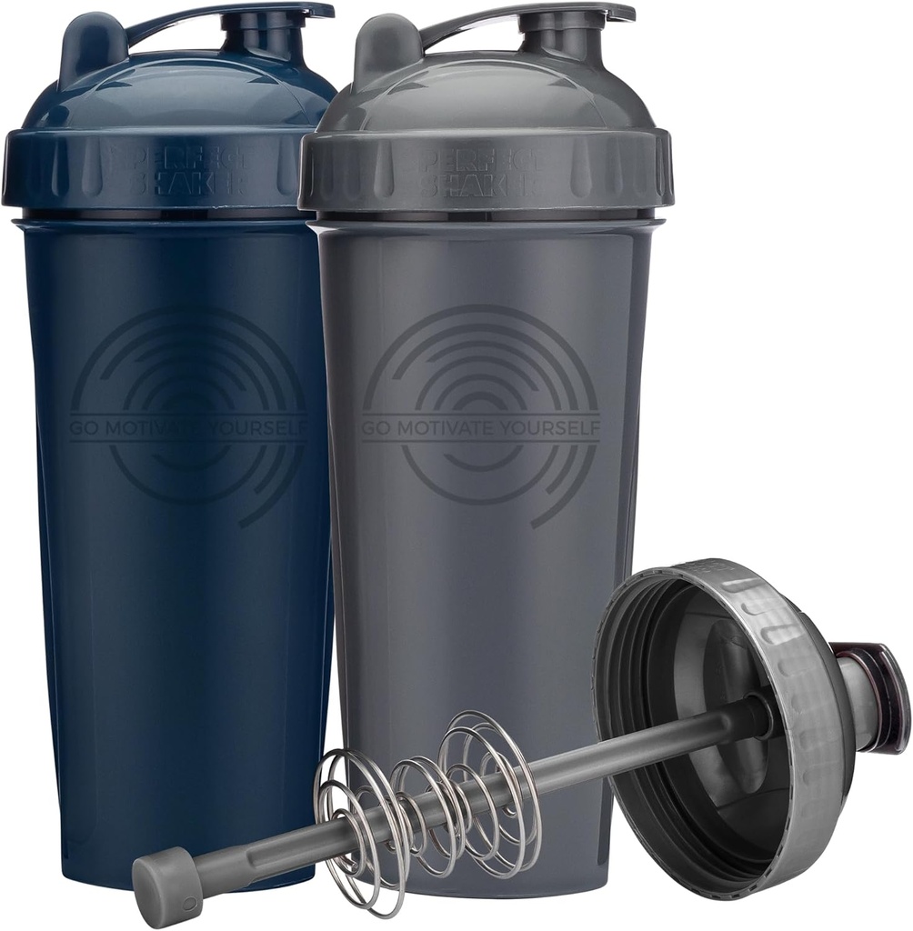 28-once Shaker Bottle met Action-Rod Mixer 