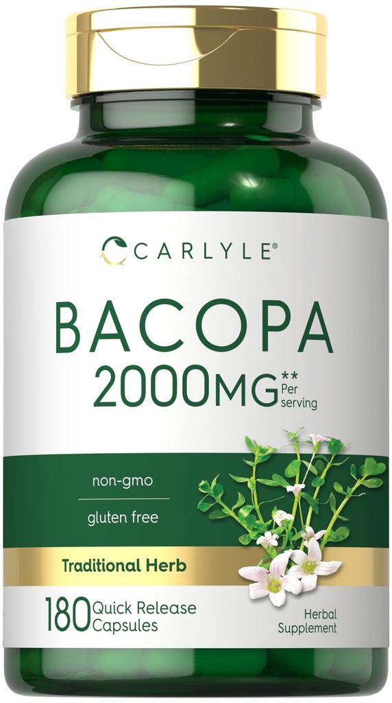 Carlyle Bacopa Monnieri Capsules 180 Capsules Glutenvrij Supplement