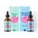 JoySpring Liquid B Complex en Genius Focus Drops voor kinderen