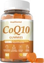 1 Pack 500MG Coq10 Gummies - 3X Better Absorptie, Plus Omega-3, Magnesium, Vitamine B3 & Zink - Co-enzym Q10 Supplementen voor de gezondheid van het hart, Cellular Energy & Antioxidant, Veganist, 60 Counts