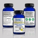Plus - Biologische plantaardige basisbron van calciumsupplement met vitamine D3, k2, Magnesium Glycinaat en Mangaan (360 aantal) Verpakking van 3 flessen