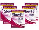 Slow Fe Slow Release Iron Supplement, High Potency, Eenmaal per dag, Voorzichtig op systeem, 30 tabletten (verpakking van 5)