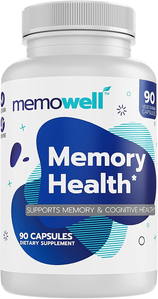Hersensupplement - Geavanceerde geheugenformule voor Brain Health - 90 capsules - Brain Booster Supplement voor geheugen, helderheid, concentratie - Geheugen Booster voor Mind Focus - (30 dagen levering)