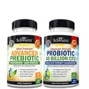 Advanced Prebiotic Gut Health Supplement (2 Month Supply) Plus 40 Billion CFU Daily Probiotic Supplement (2 Month Supply)