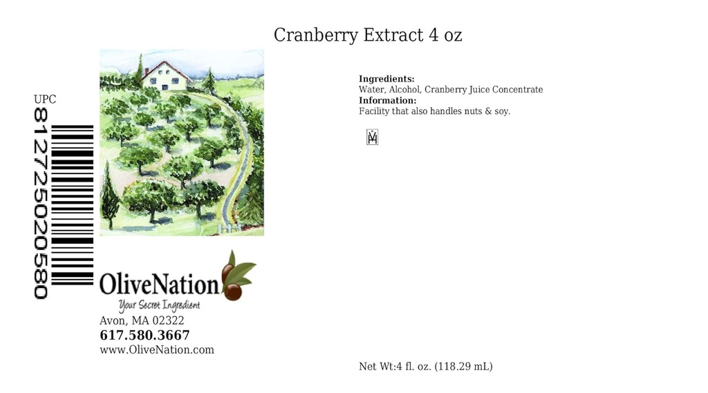 OliveNation Cranberry Extract - 4 ounces - Voeg de rijke smaak van veenbessen aan muffins, sauzen en dressings - bakken-extracten-en-smaken