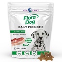 Vital Planet - Flora Honden Probiotica, Honden Kauwen Supplement met 20 miljard Culturen en 11 Strains, Immune en Digestieve Ondersteuning Kauwbare Probiotica voor Honden, 30 Natuurlijke Bacon Flavored Zachte Kauwen