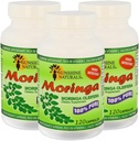 Sunshine Naturals Moringa Dieetsupplement. Immuunsysteemhulp, energiebooster, antioxidant ondersteuning, en Nutrient-Rich Superfood. Bevordert spijsvertering en hartgezondheid. 120 capsules. Verpakking van 3