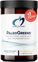 Designs for Health PaleoGreens - Meer dan 90% Organic Green Shake Powder with grostes, bessen, enzymen + antioxidanten - Non-GMO, Drink Mix, Citroen-Lime Flavor (30 Serves / 270g)