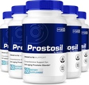 (5 Pack) Prostosil Capsules, alle natuurlijke formule voor Prostaat gezondheid ondersteuning, maximale sterkte kruidensupplement voor controle en algemene gezondheid, Prosto sil vitamine pillen Officiële beoordeling (300 capsules)