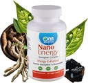 One Planet Nutrition Nano Energy 500 mg Veggie Capsules (120 Servings), Synergistische Blend van Nano Ginseng, Shilajit, Ashwagandha & EGCG, Ondersteunt Energieniveaus, Niet-GMO, Veganistisch, Glutenvrij