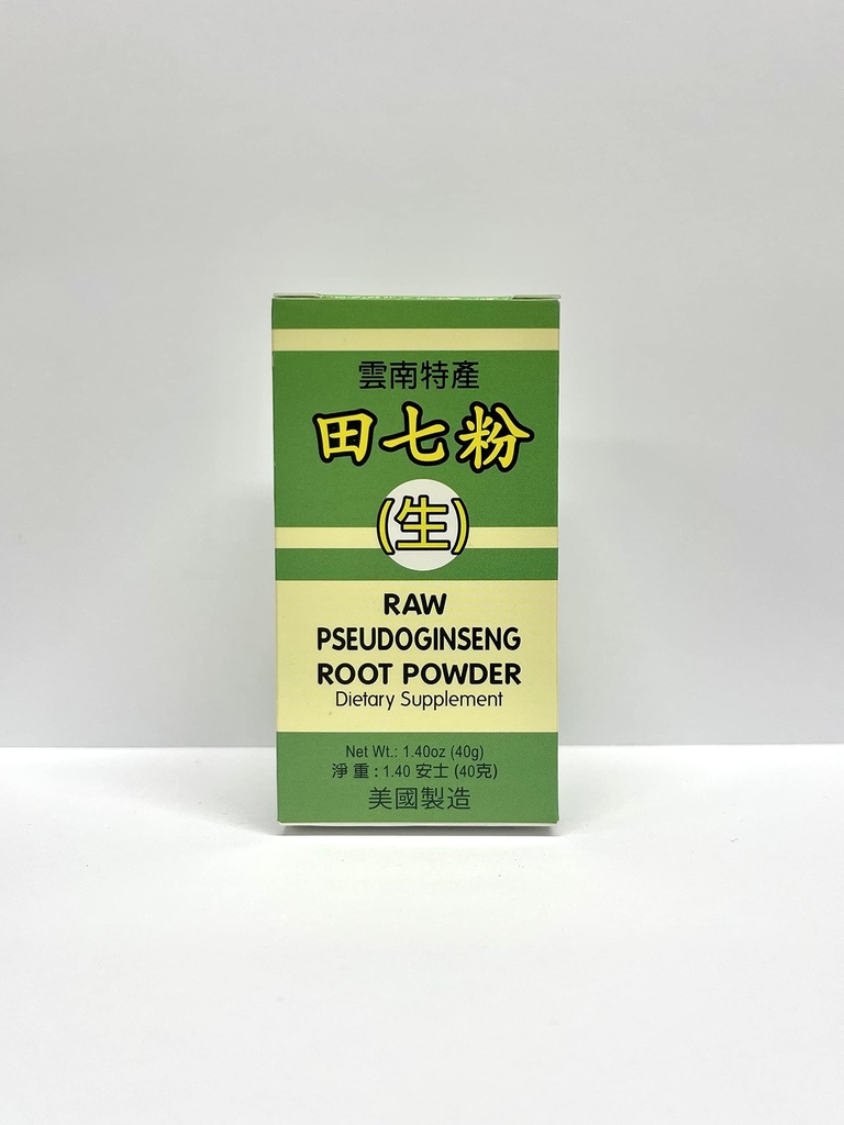 Raw Pseudoginseng Root Powder Kruidensupplement helpt bij het bevorderen van een gezond cardiovasculair systeem 1.4oz Made in USA