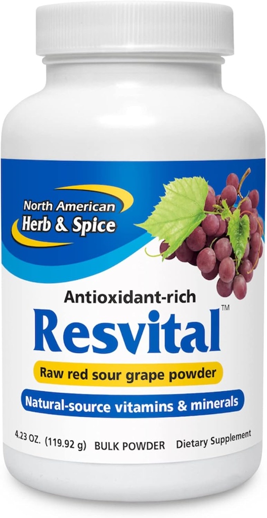 North American Herb and Spice, Resvital Bulk Poeder, 120-Grams