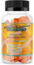 Chronox Orange Flavor Omega 3 Visolie Gummy's voor volwassenen - Heerlijke Chewable Omega 3 Supplement met Visolie - Pillen Alternatieve en Non-GMO Gummies voor dagelijkse gezondheid - (60 Tel.)