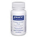 Pure Encapsulations - Folaat 5.000 Plus - Actieve Folaat, Vitamine B12 en B6 Combinatie - 60 Capsules
